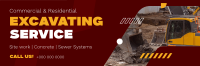 Modern Excavating Service Twitter Header Image Preview