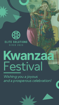 Kwanzaa Day Greeting Facebook Story Design
