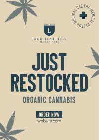 Cannabis on Stock Flyer Design