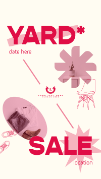 Minimalist Yard Sale TikTok video Image Preview