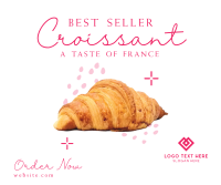 French Croissant Bestseller Facebook Post Image Preview