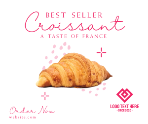 French Croissant Bestseller Facebook post Image Preview