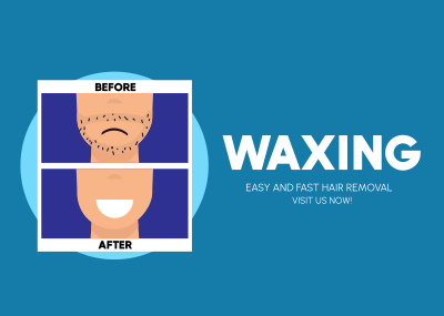 Waxing Treatment Postcard Image Preview