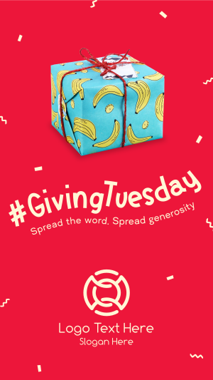 Quirky Giving Tuesday Instagram story