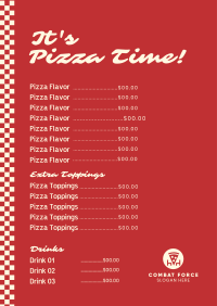 Pizza Time Menu Image Preview