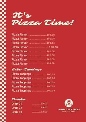 Pizza Time Menu Image Preview