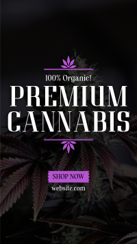 High Quality Cannabis Facebook story Image Preview