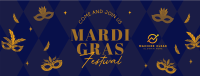 Mardi Gras Festival Facebook cover Image Preview