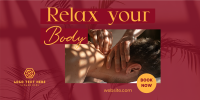 Relaxing Body Massage Twitter post Image Preview