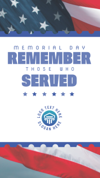 Remember Memorial Day Instagram Reel Image Preview