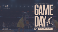 Basketball Game Day Facebook event cover Image Preview