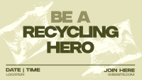 Trendy Recycling Drive Animation Preview