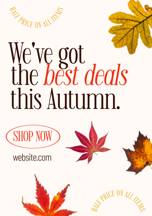 Autumn Leaves Flyer Image Preview