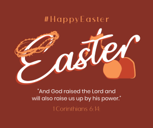 Easter Resurrection Facebook post Image Preview