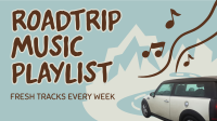 Roadtrip Music Playlist Animation Image Preview