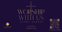 Modern Worship Facebook Ad Design