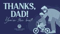 Thank You Best Dad Ever Facebook Event Cover Design