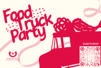 Food Truck Party Pinterest Cover Design