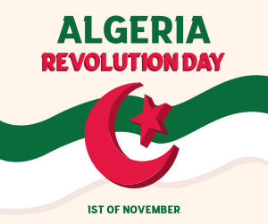 Algeria Revolution Day Facebook post Image Preview