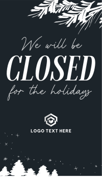 Closed for the Holidays Instagram Reel Image Preview