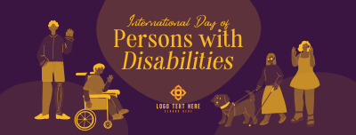 Simple Disability Day Facebook cover Image Preview