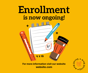 Enrollment Is Now Ongoing Facebook Post Image Preview