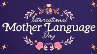 Rustic International Mother Language Day Facebook event cover Image Preview