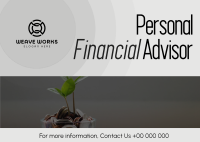 Financial Advisor Postcard Image Preview