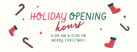 Quirky Holiday Opening Facebook cover Image Preview