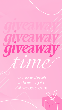 Elegant Giveaway TikTok Video Image Preview