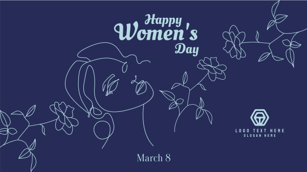 Floral Women's Day  Facebook Event Cover Design