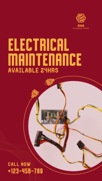 Electrical Maintenance Service Instagram story Image Preview