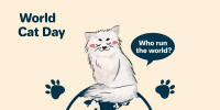 World Cat Day Sketch Twitter post Image Preview