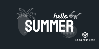 Hello Summer Twitter post Image Preview
