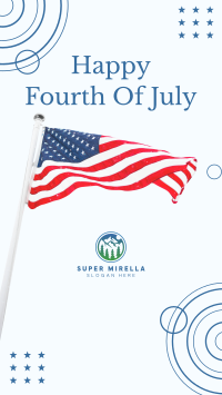 Happy Fourth of July Facebook Story Image Preview