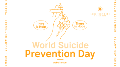 Suicide Prevention Flag Facebook event cover Image Preview