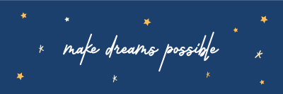 Make dreams possible Twitter header (cover) Image Preview