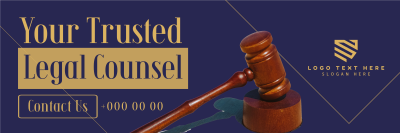 Trusted Legal Counsel Twitter header (cover) Image Preview