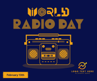 Radio Day Retro Facebook post Image Preview