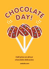 Chocolate Pops Poster Design