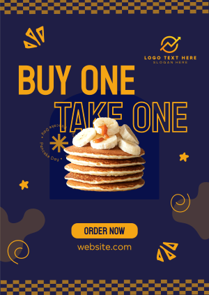 Pancake Day Promo Poster Image Preview