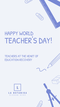 World Teacher's Day Instagram story Image Preview