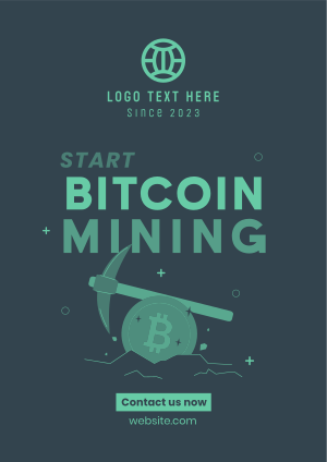 Start Crypto Mining Flyer Image Preview