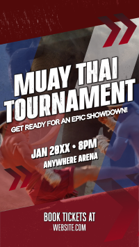 Muay Thai Tournament TikTok Video Design