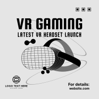 VR Gaming Headset Instagram Post Design