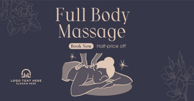 Body Massage Promo Facebook ad Image Preview