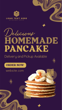 Homemade Pancakes Instagram Story Design