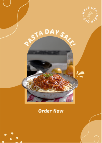 Pasta Day Sale Flyer Image Preview