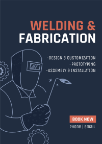 Welding & Fabrication Services Flyer Design