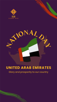 National UAE Flag Facebook story Image Preview